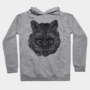 Wolf (Design on Front) Hoodie